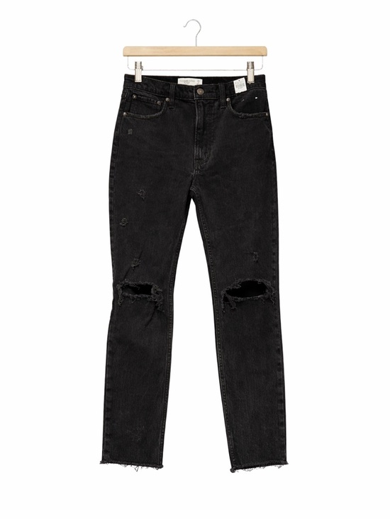 Abercrombie & Fitch Denim - NWT Abercrombie & Fitch Jeans Size 26 Short Skinny High Rise Black‎ Distressed